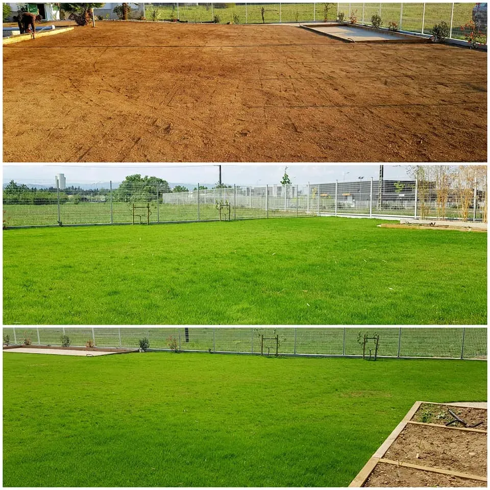 Entretien d’espaces verts à Montéléger